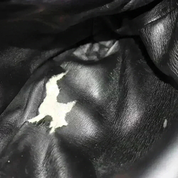 GIANI BERNINI Black Leather Crossbody Medium Purse Triple Compartment Envelope - Picture 4 of 14